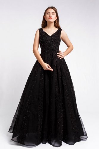 Divo Sposa Квейна - вечернее платье черное
